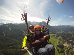 Tandemflug in Garmisch-Partenkirchen
